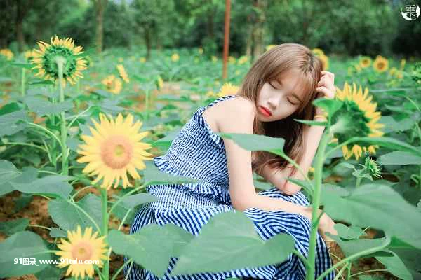 向日葵的少女 [13P][梁云菲 走光]