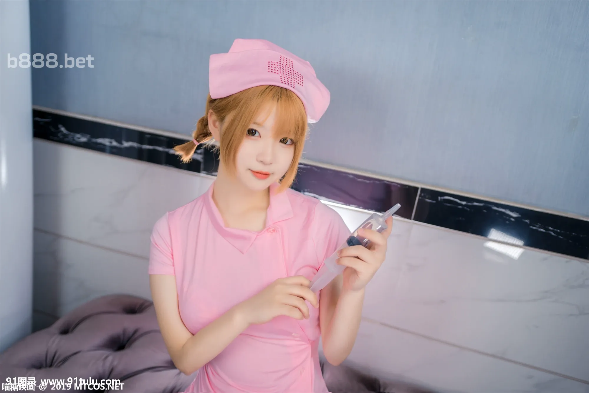 [喵糖映画] Vol.071 Miss Pink Nurse [39P][艾达王 裸体]