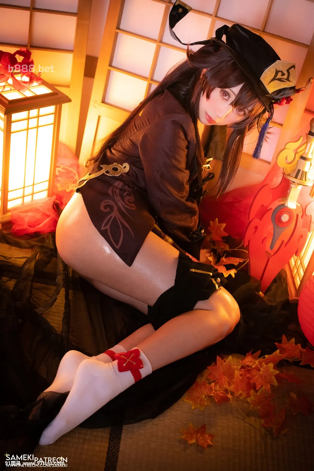 Sameki   原神 胡桃 [20P][陈意涵 全裸]